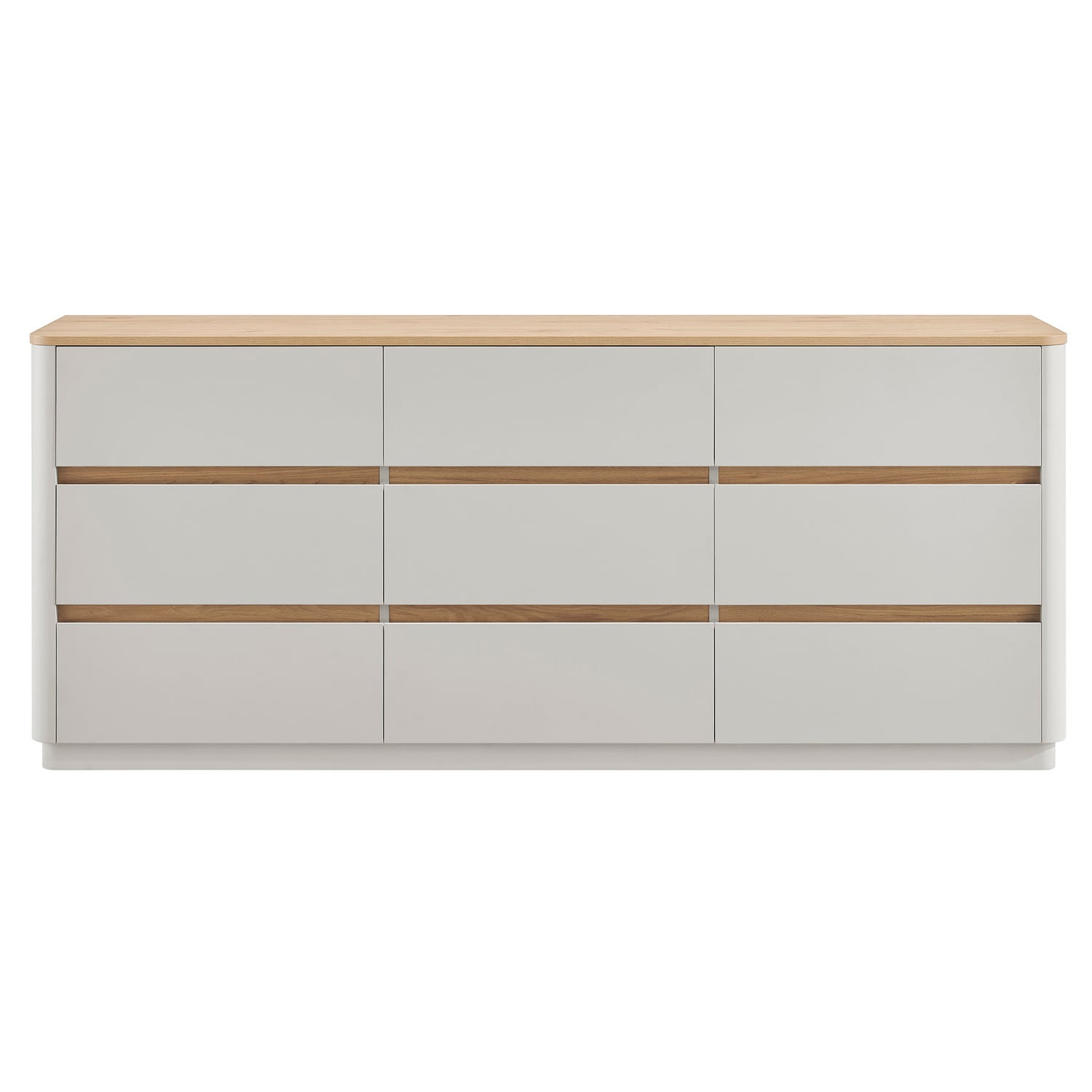 Grey Zosia 9 Drawer Chest