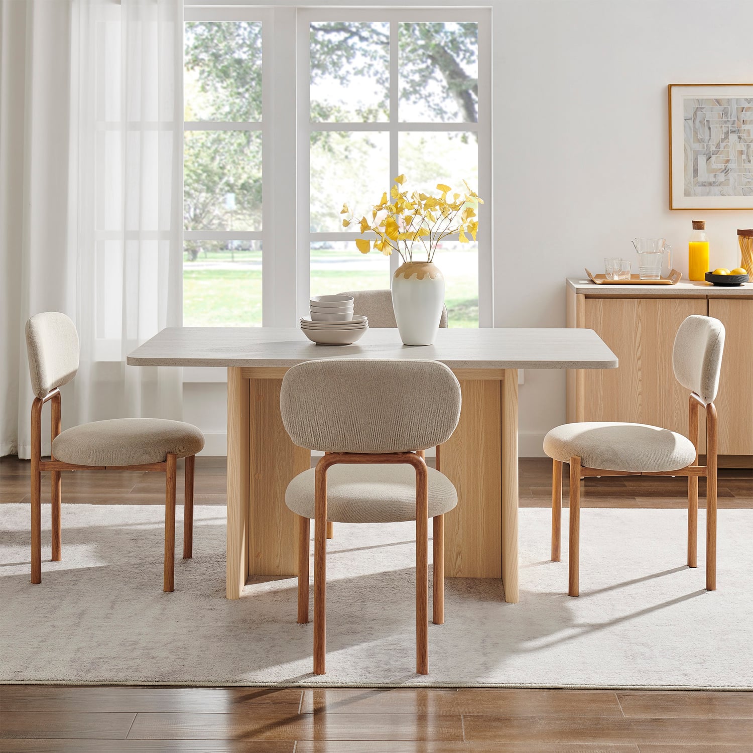 Natural Lenore Dining Table