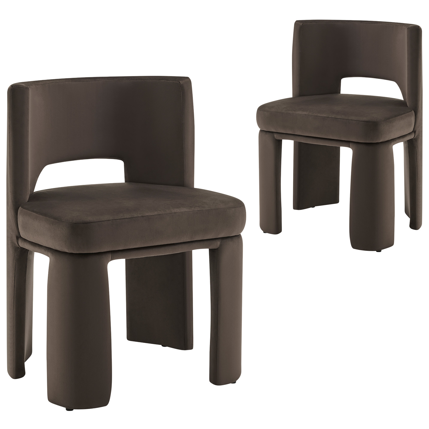 Astrid Faux Suede Dining Chairs