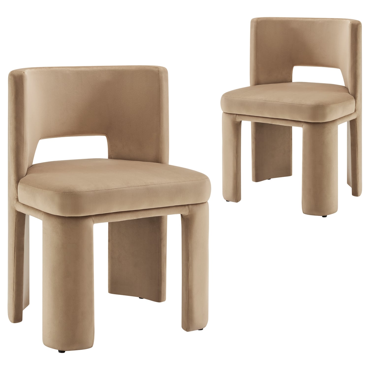 Astrid Faux Suede Dining Chairs