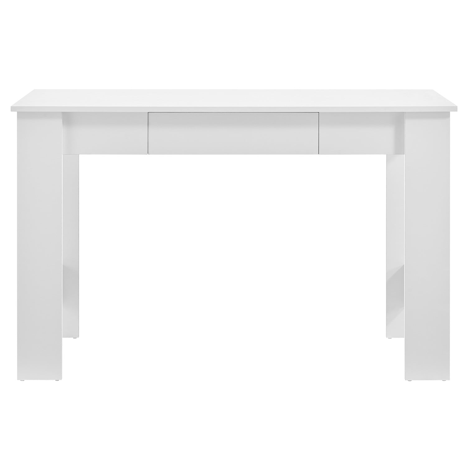 White Elise 1 Drawer Desk
