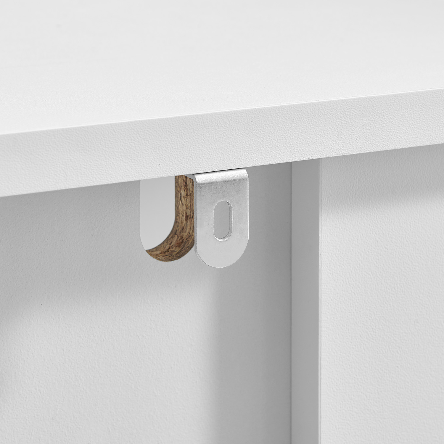 White Elise 1 Drawer Desk