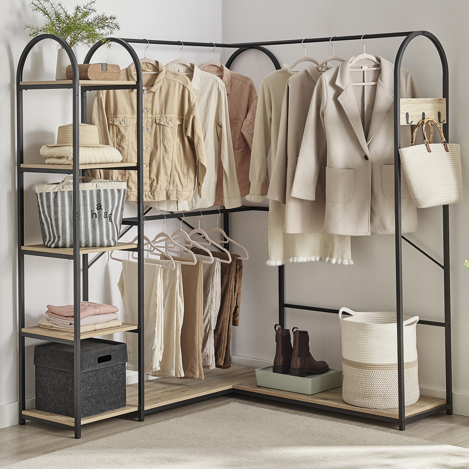 175cm Quinn Arched Clothing Rack