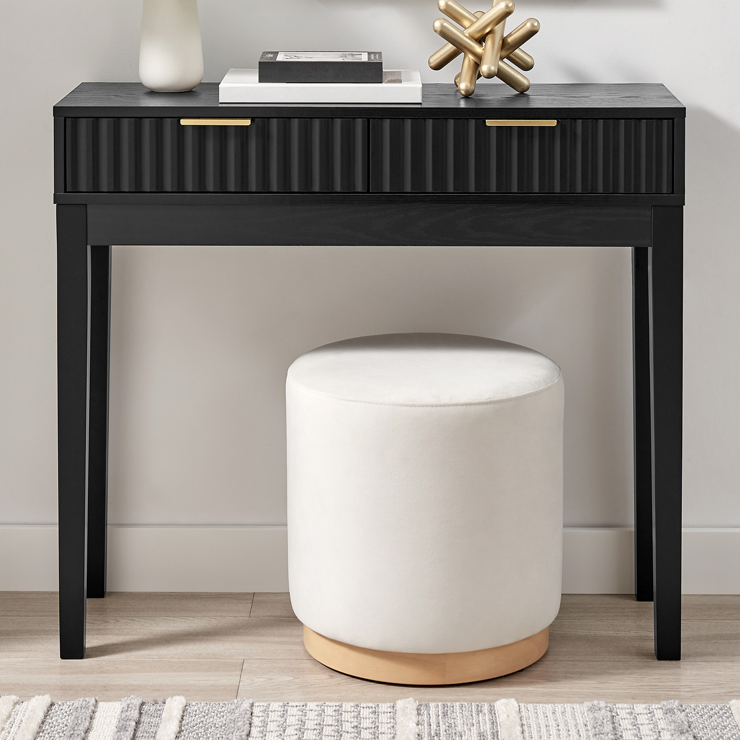 Ribbed Clara Console Table