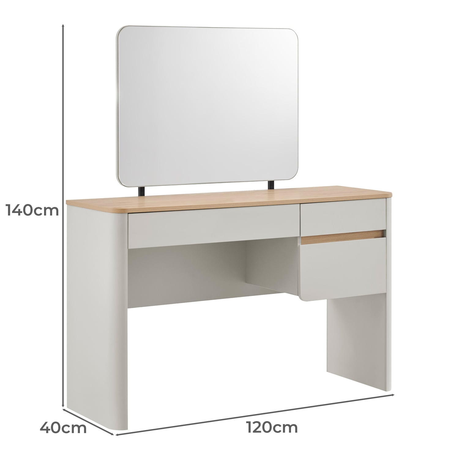 Grey Zosia Dressing Table