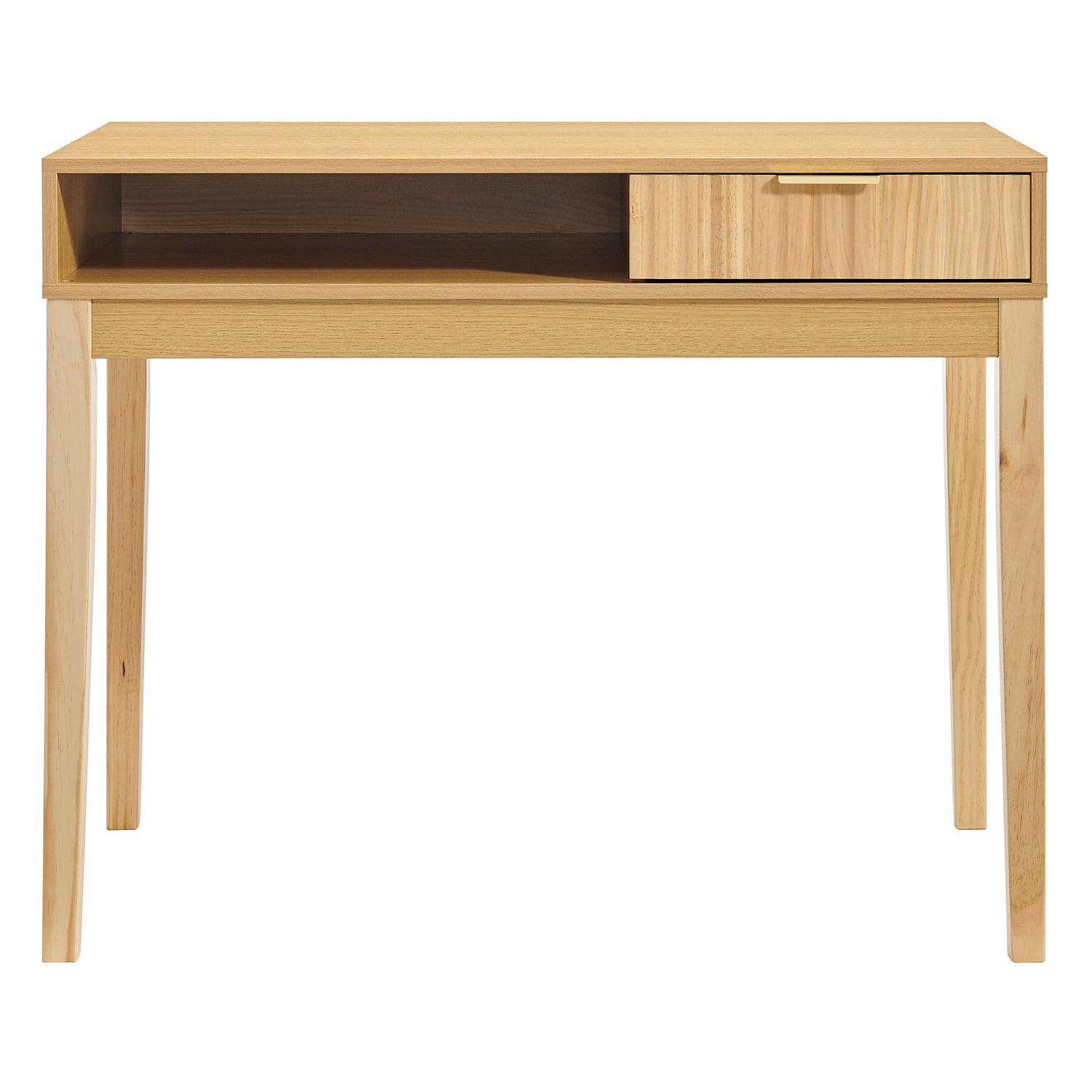 Mossveil Pine Wood Desk