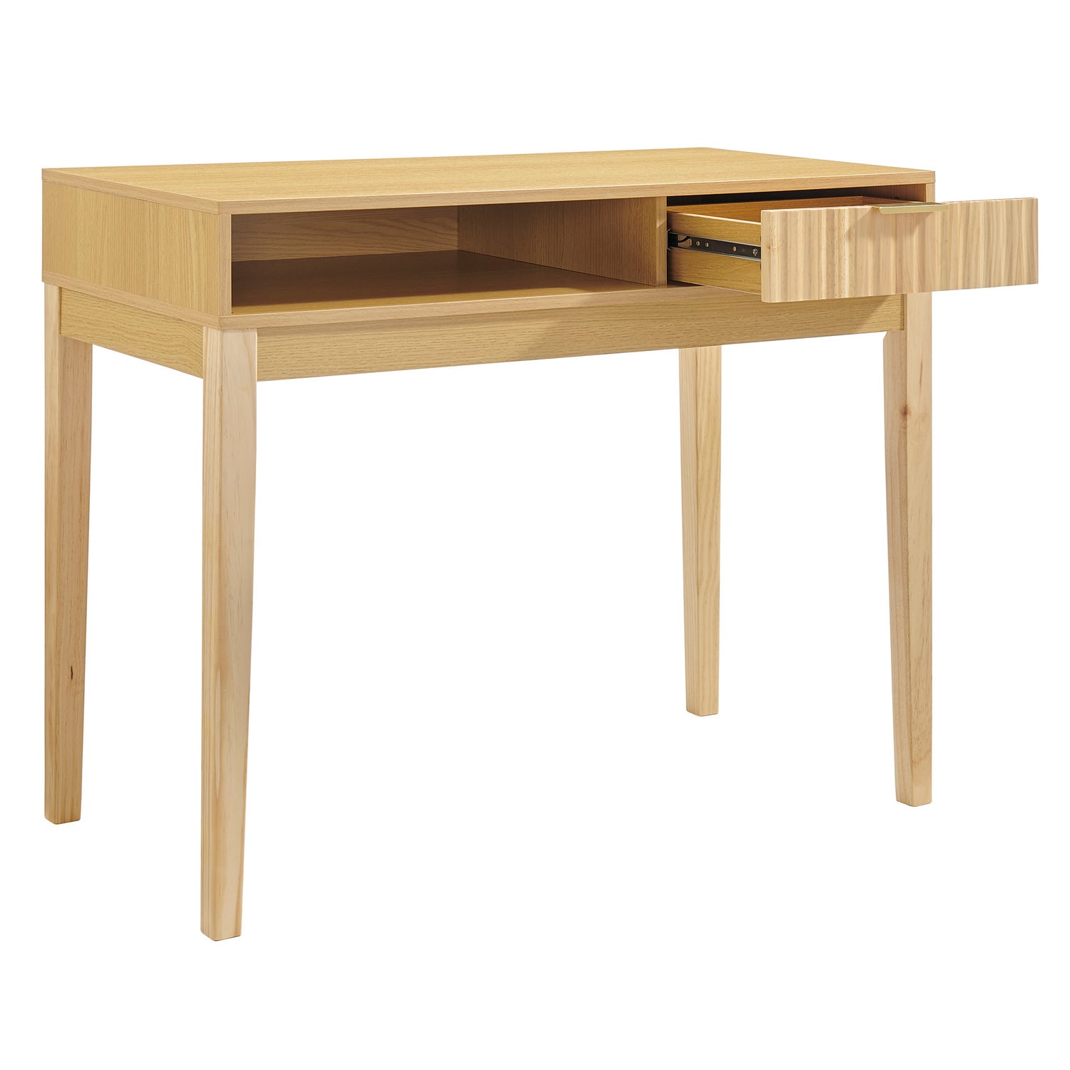 Mossveil Pine Wood Desk