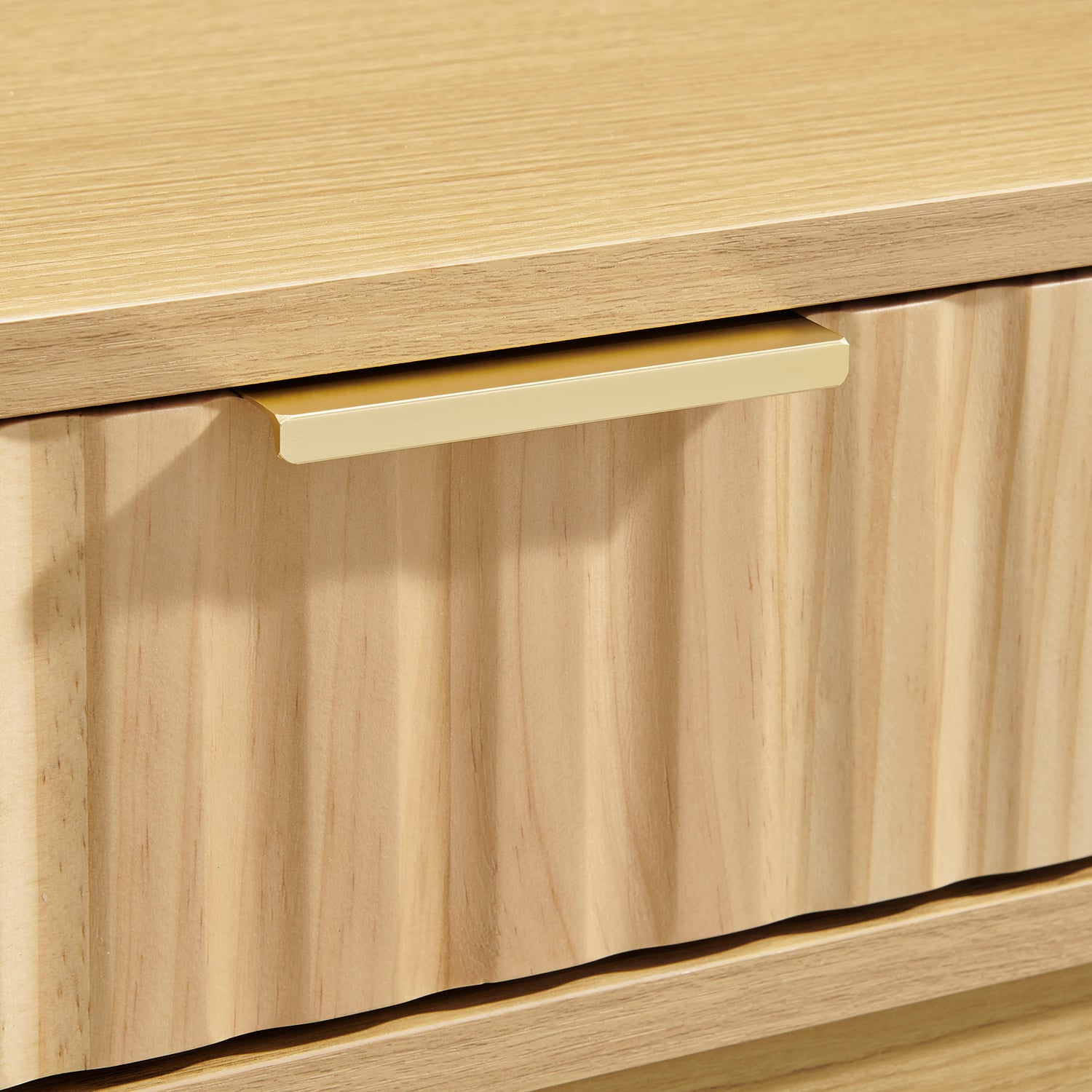 Mossveil Pine Wood Desk