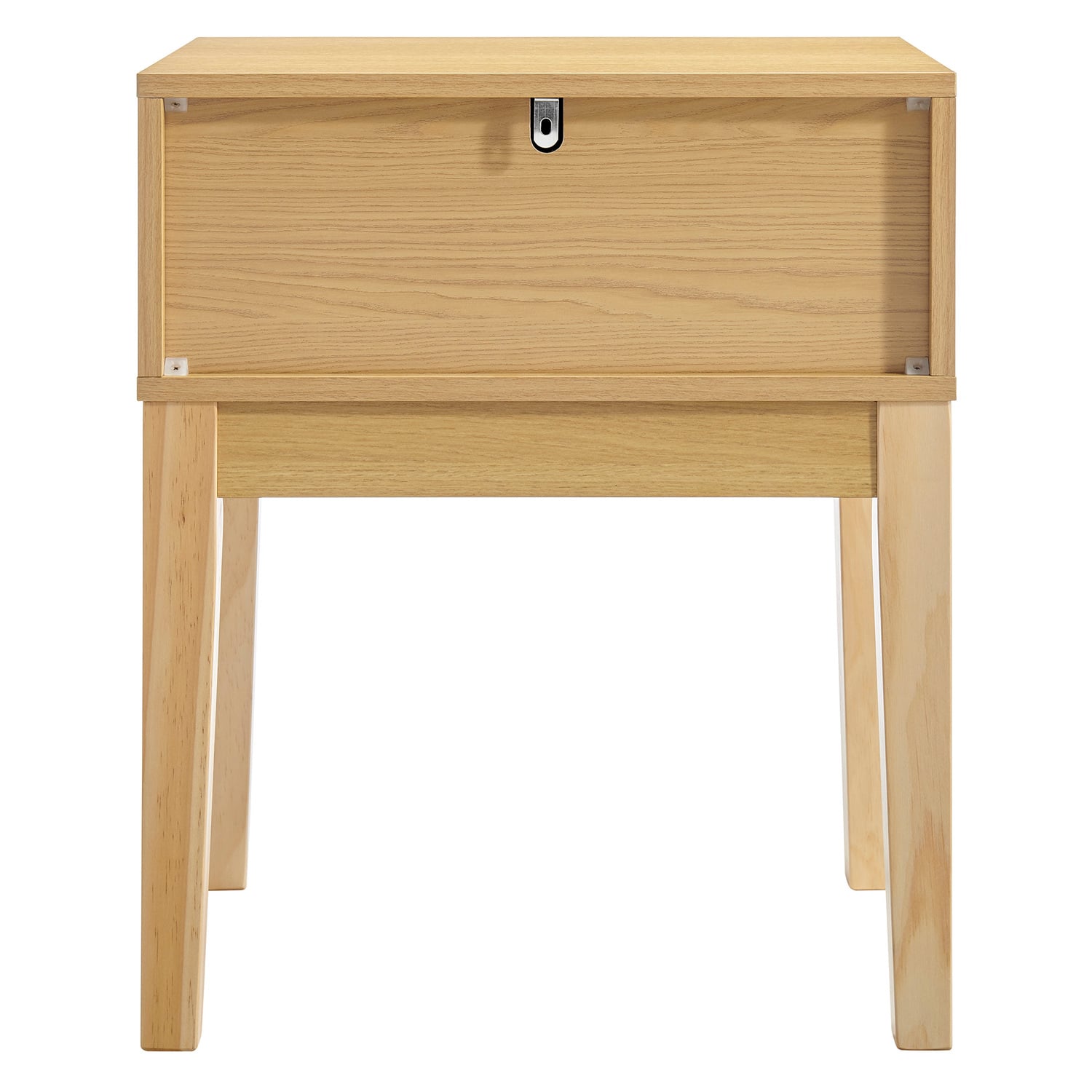 Mossveil Pine Wood Bedside Table