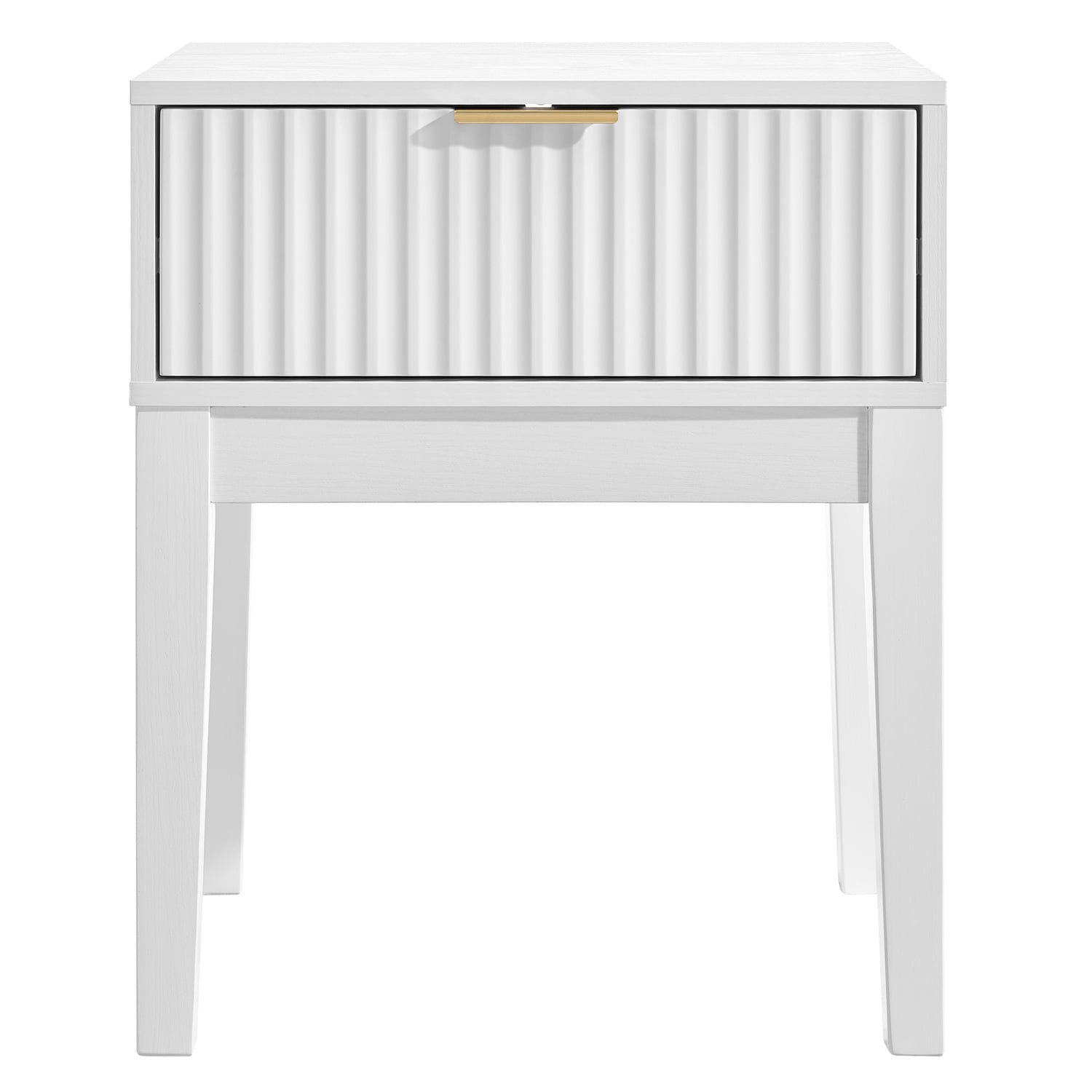Mossveil Pine Wood Bedside Table