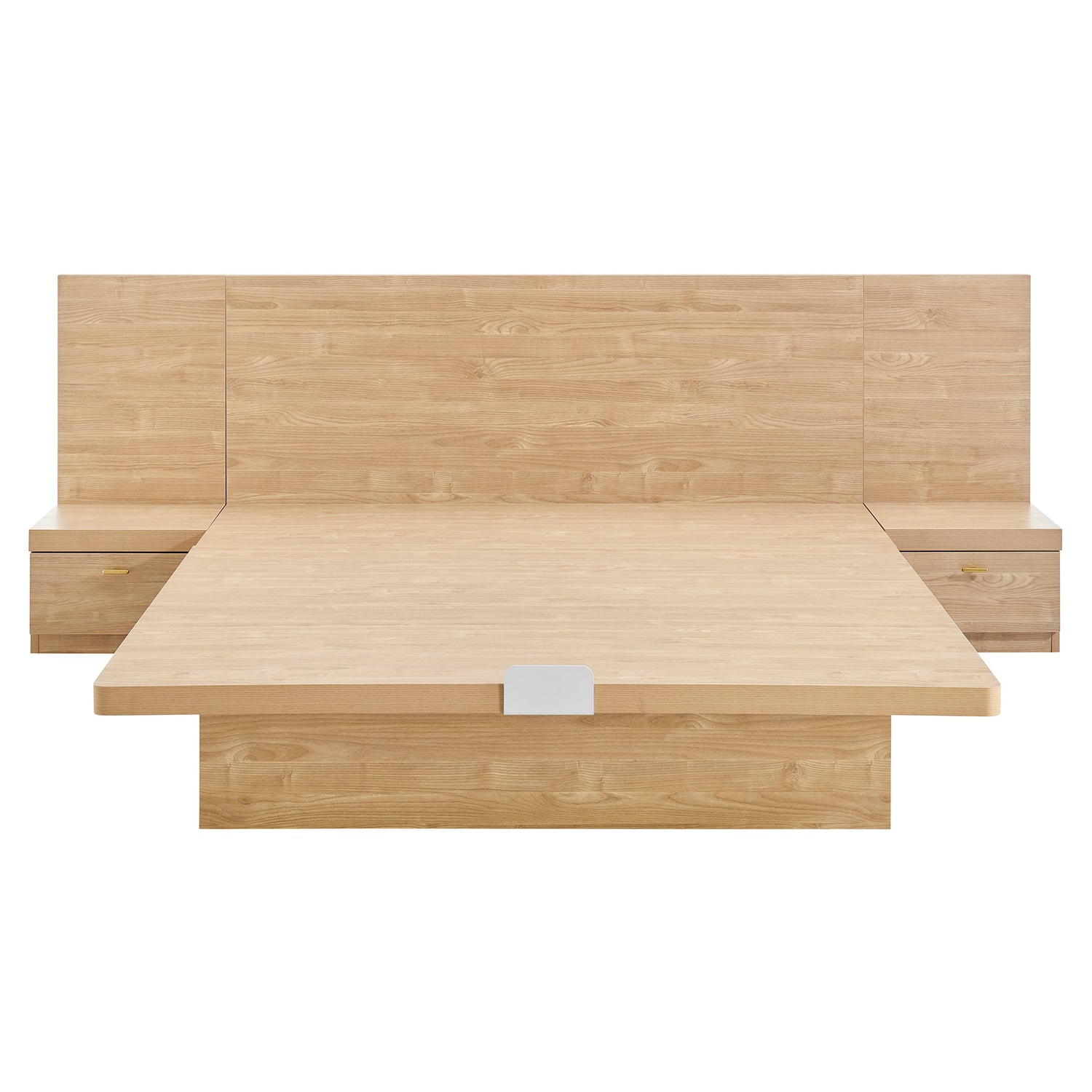 Altherin Gas Left Queen Bed Frame and Bedside Table