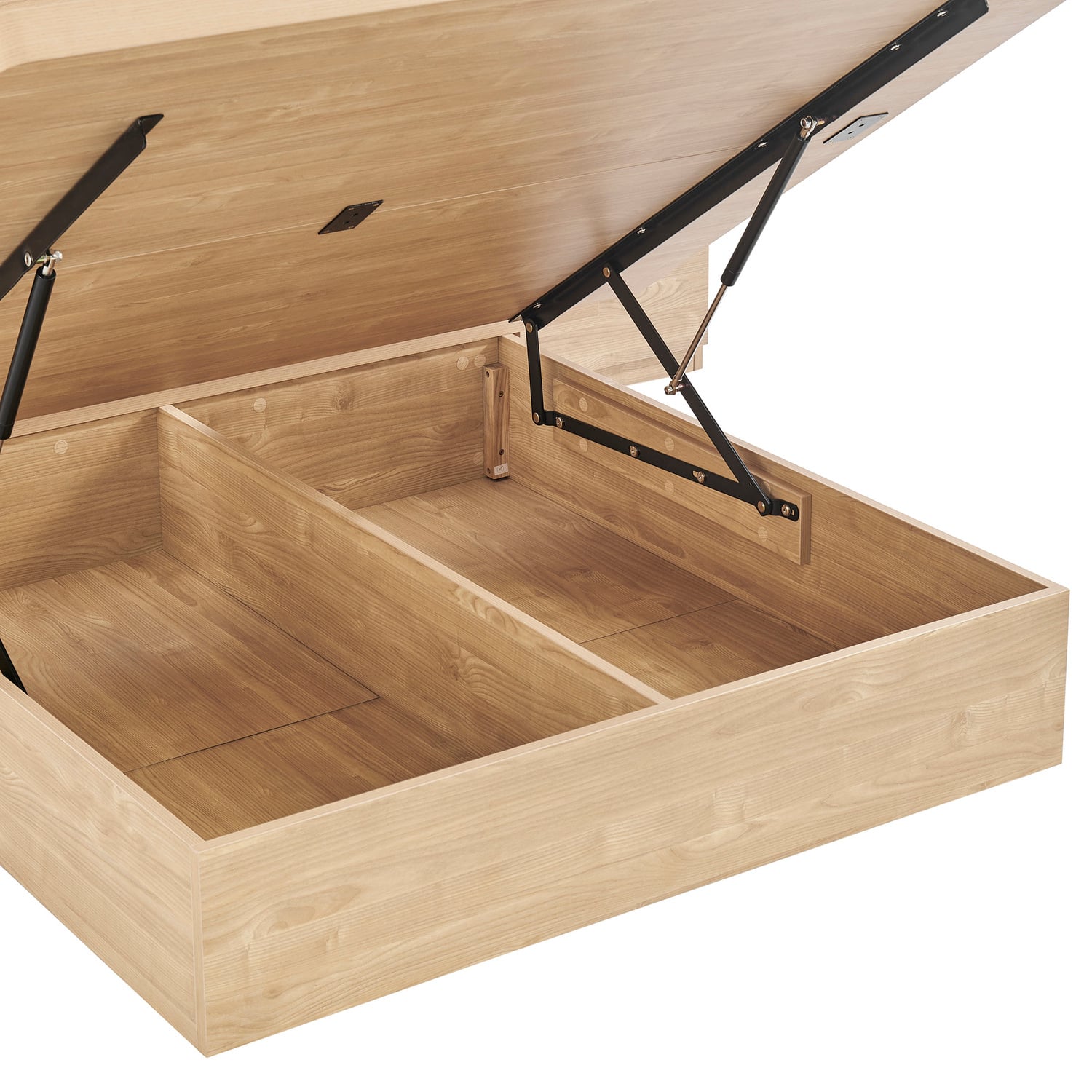 Altherin Gas Left Queen Bed Frame and Bedside Table