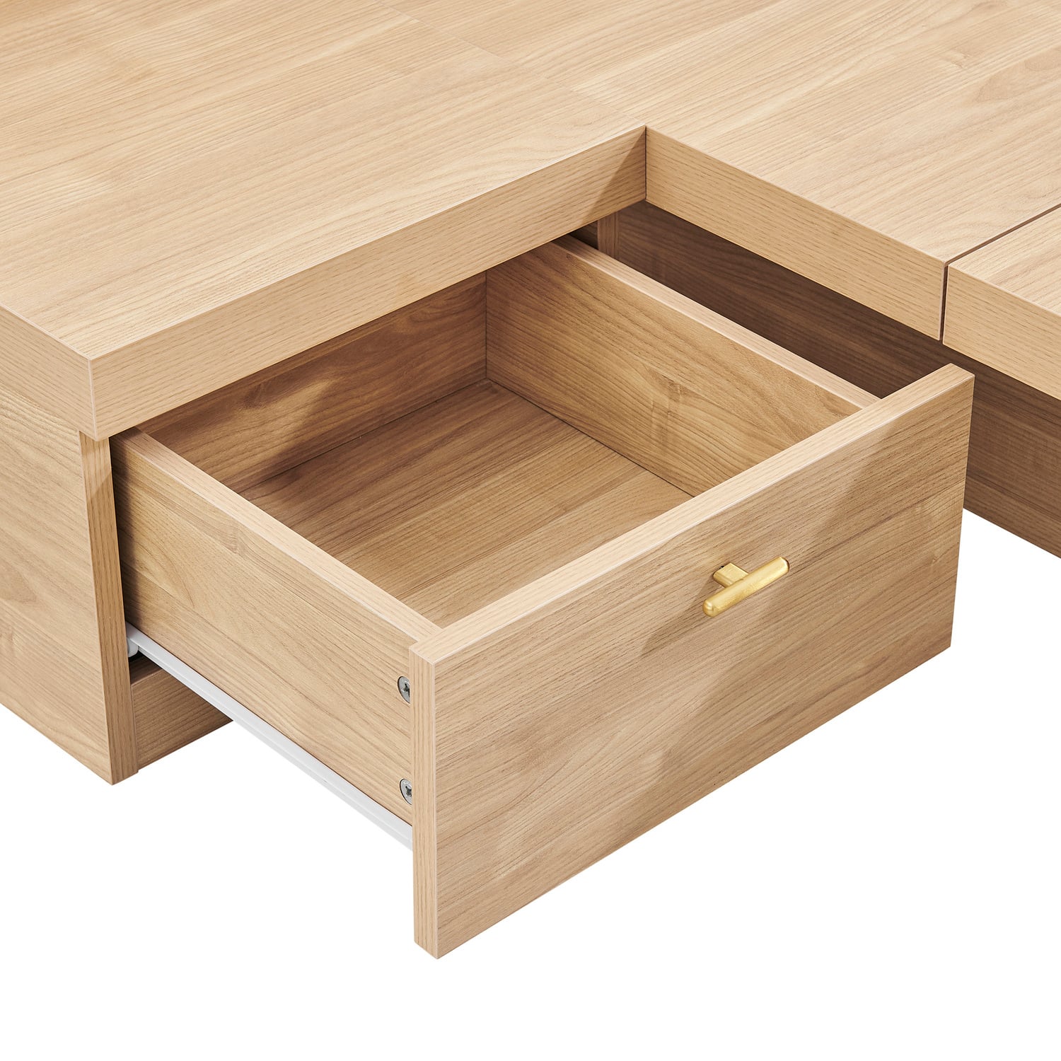 Altherin Gas Left Queen Bed Frame and Bedside Table