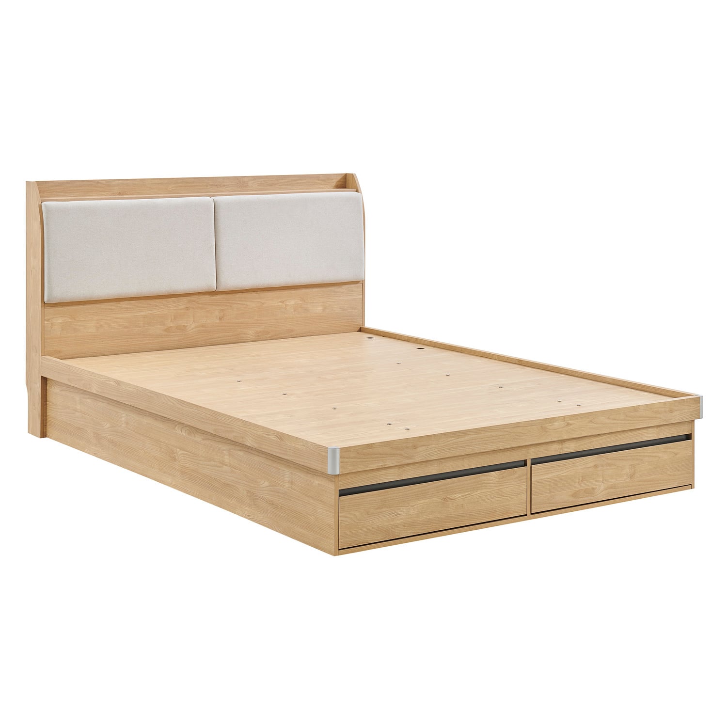 Brindle Gas Left Storage Queen Bed Frame