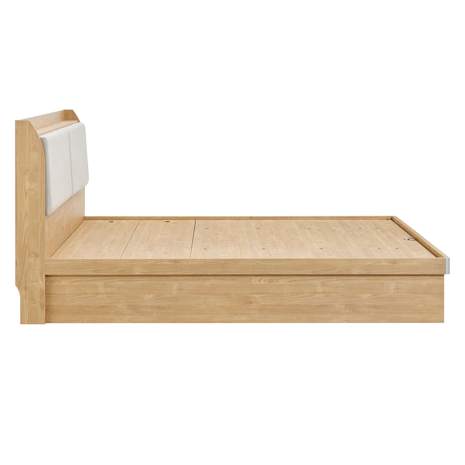 Brindle Gas Left Storage Queen Bed Frame