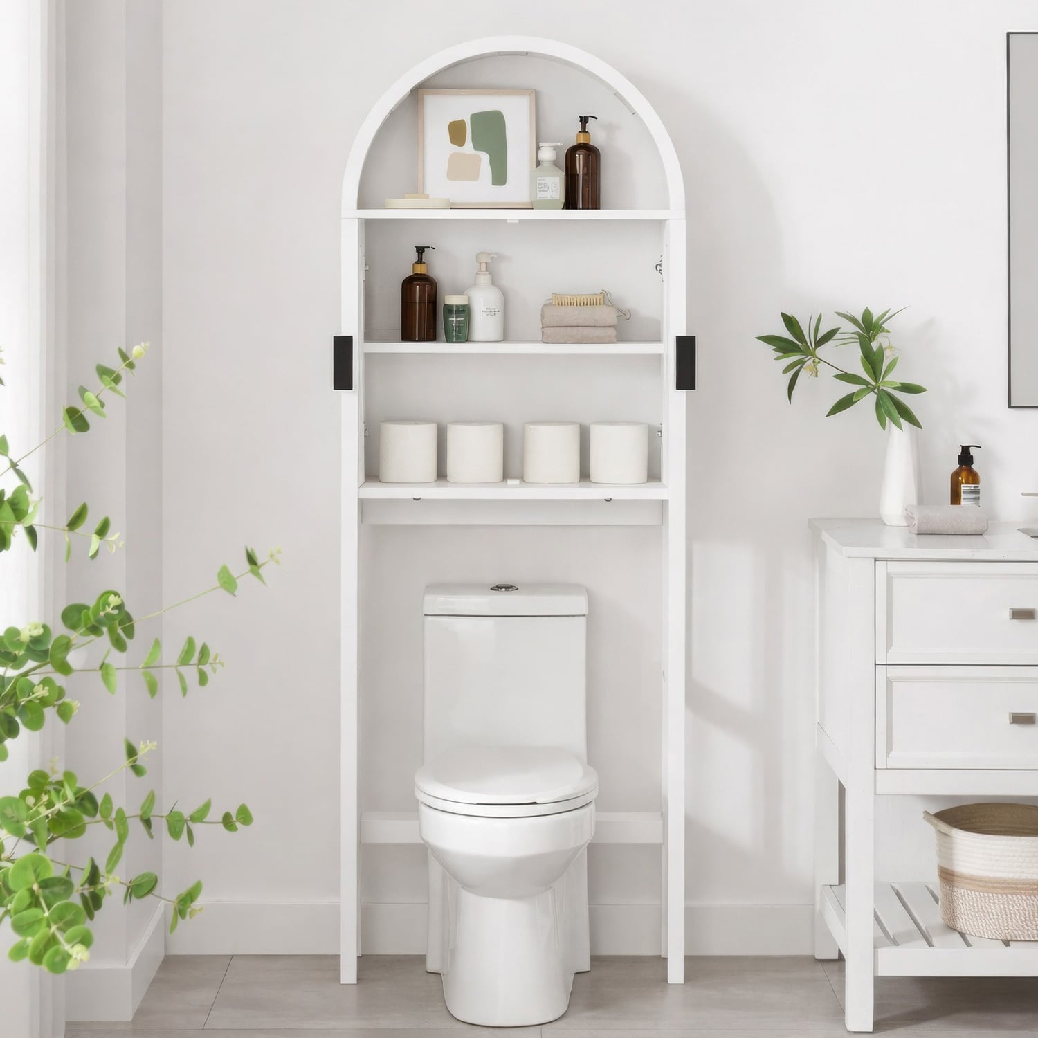 Rhodes 2 Door Over-the-Toilet Cabinet