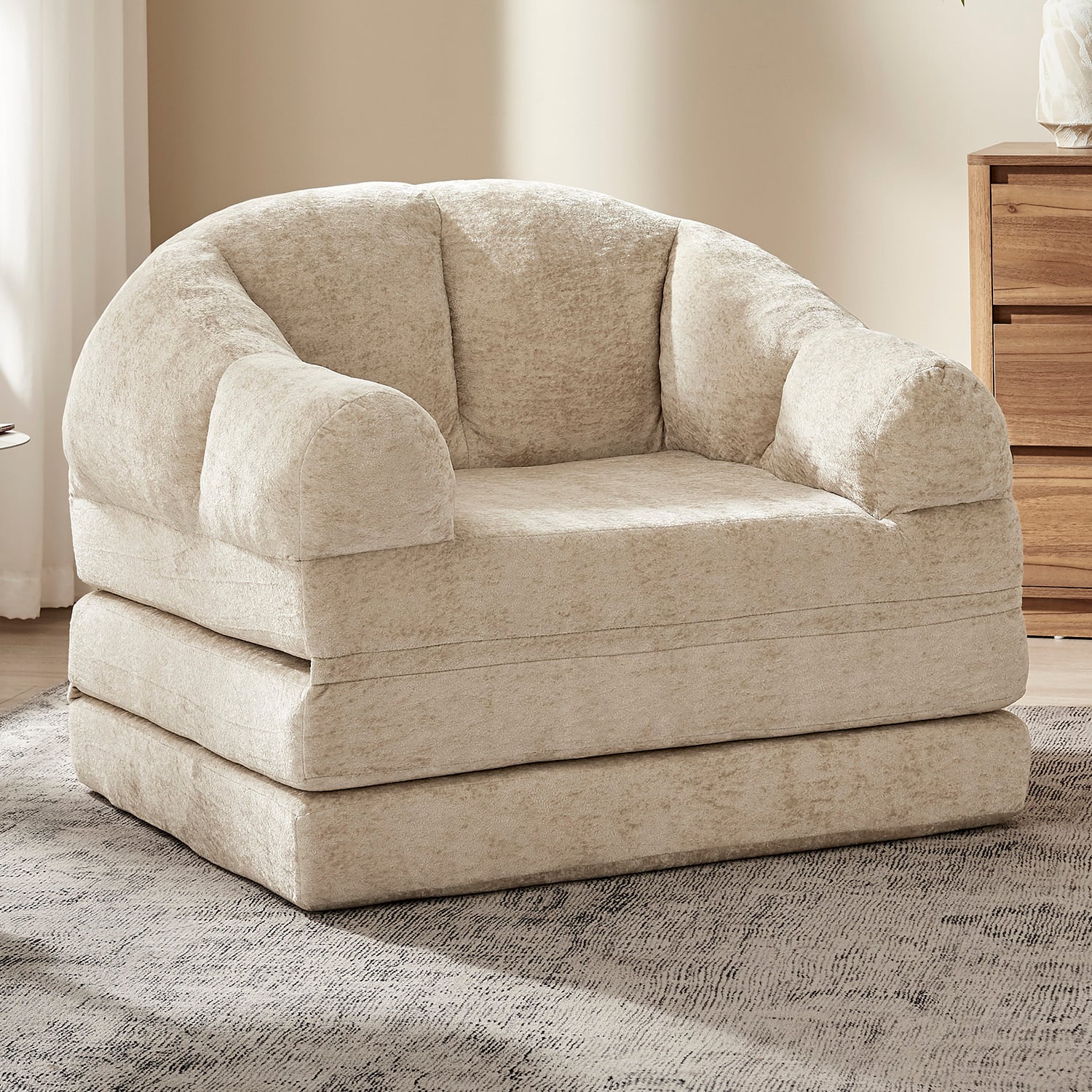 Drima Single Fold Out Sofa Bed