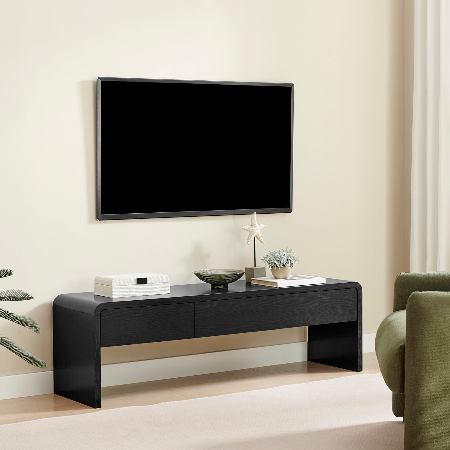 Mina 3 Drawer Entertainment Unit