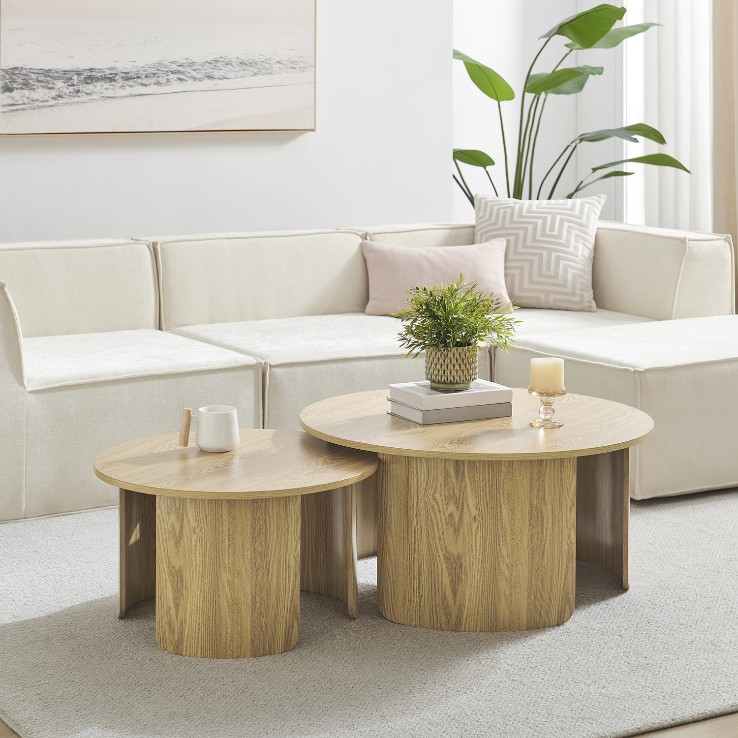 2 Piece Camilla Nesting Coffee Table Set