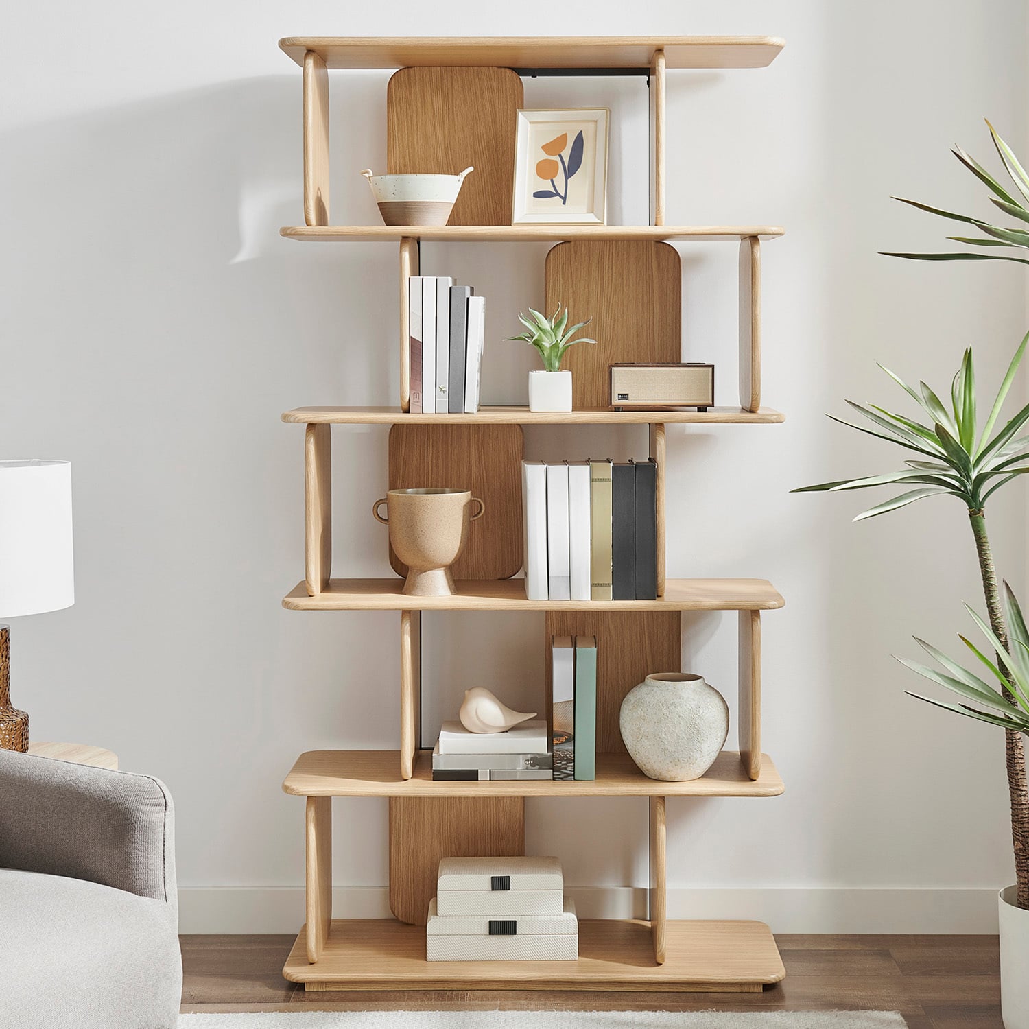 Ollie 5 Tier Display Cabinet