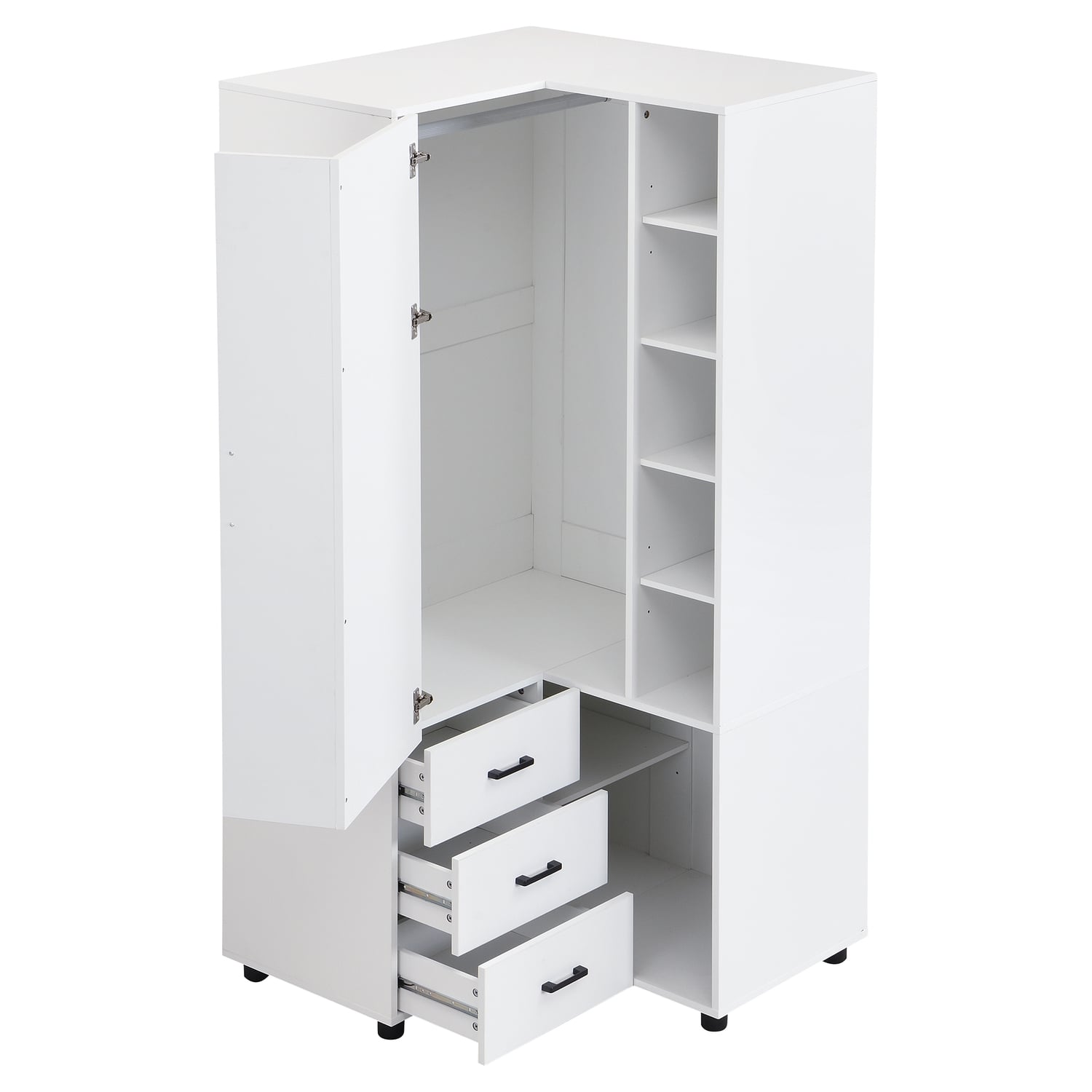 Edna 3 Drawer Wardrobe