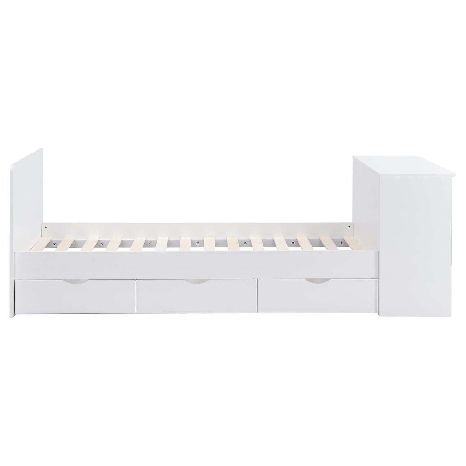 Alena Single Bed Frame with Underbed Drawers