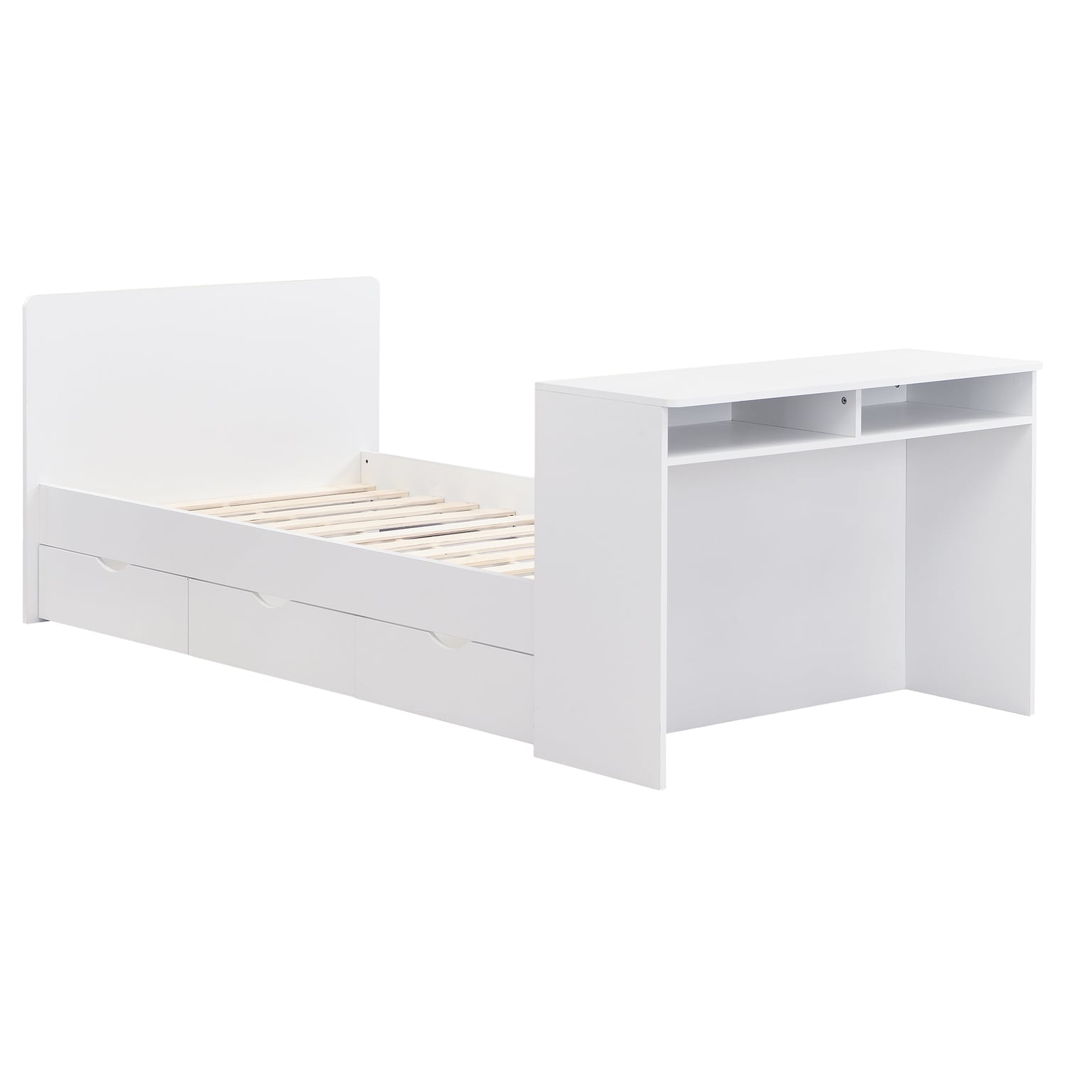 Alena Single Bed Frame with Underbed Drawers
