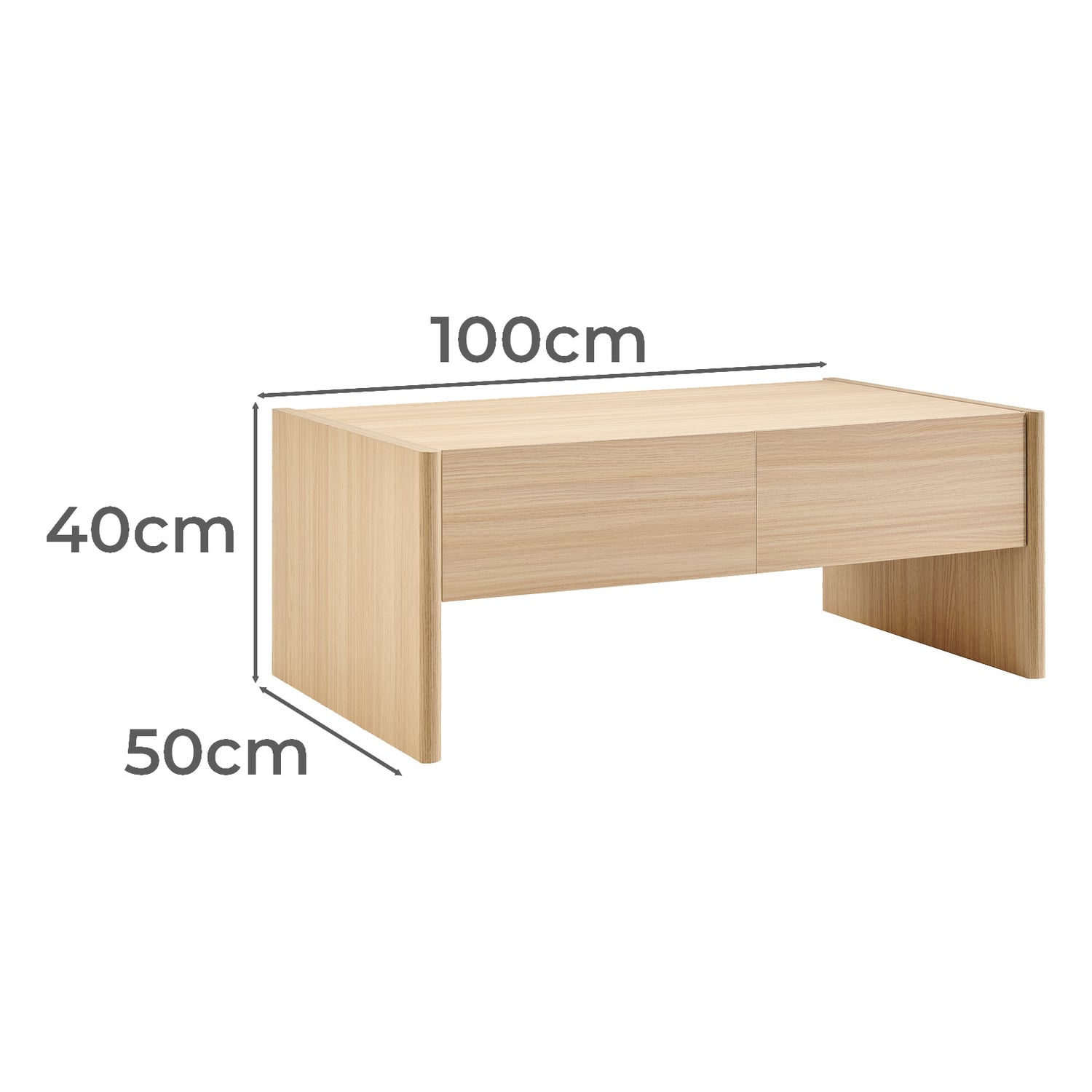 Kainoa 2 Drawer Coffee Table