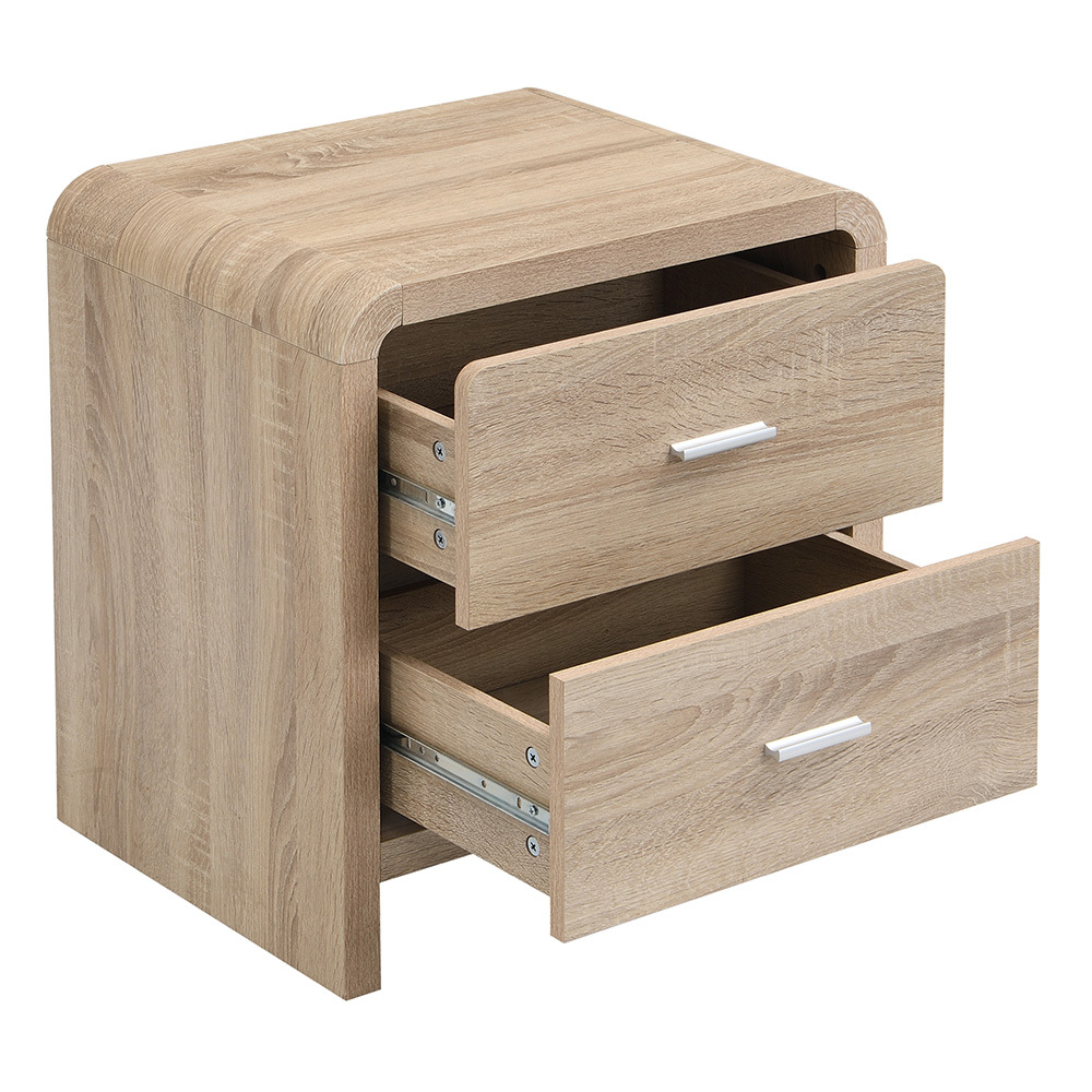 Rhyder 2 Drawer Bedside Table