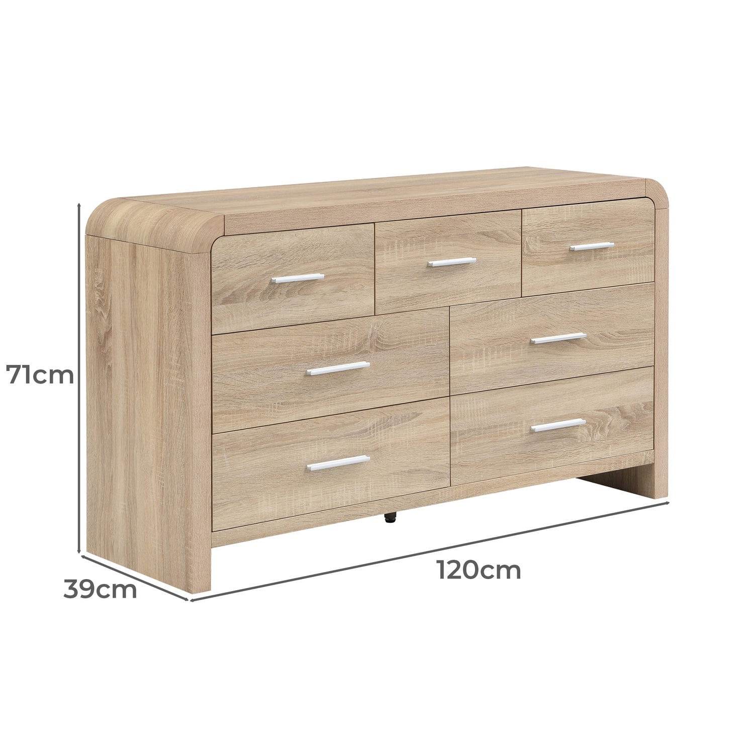 Rhyder 7 Drawer Chest