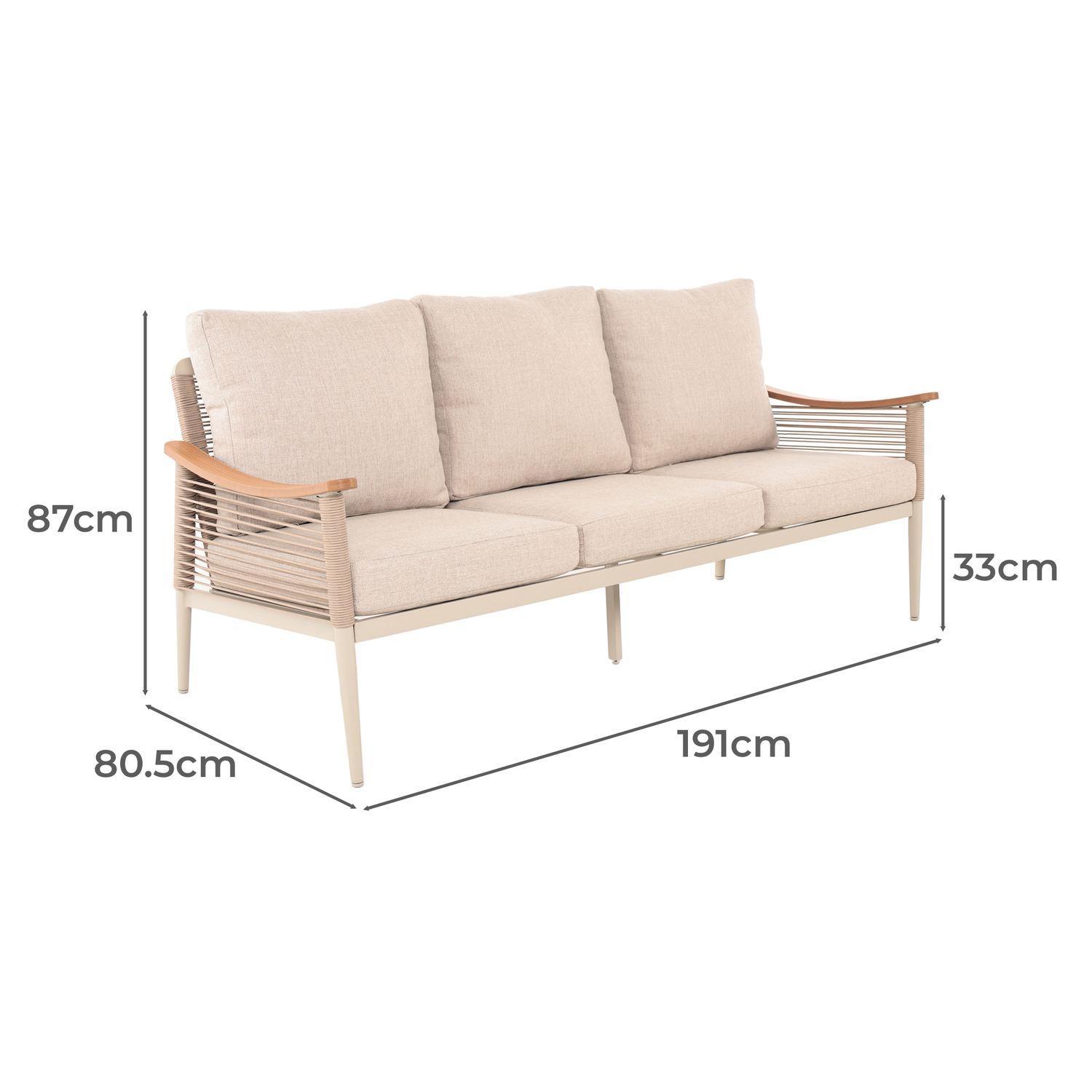 5 Seater Charlie Outdoor Sofa Set