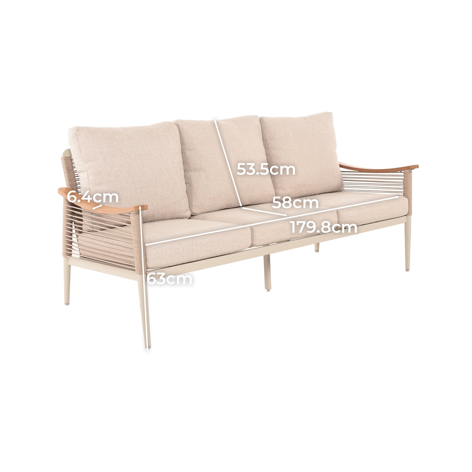 5 Seater Charlie Outdoor Sofa Set