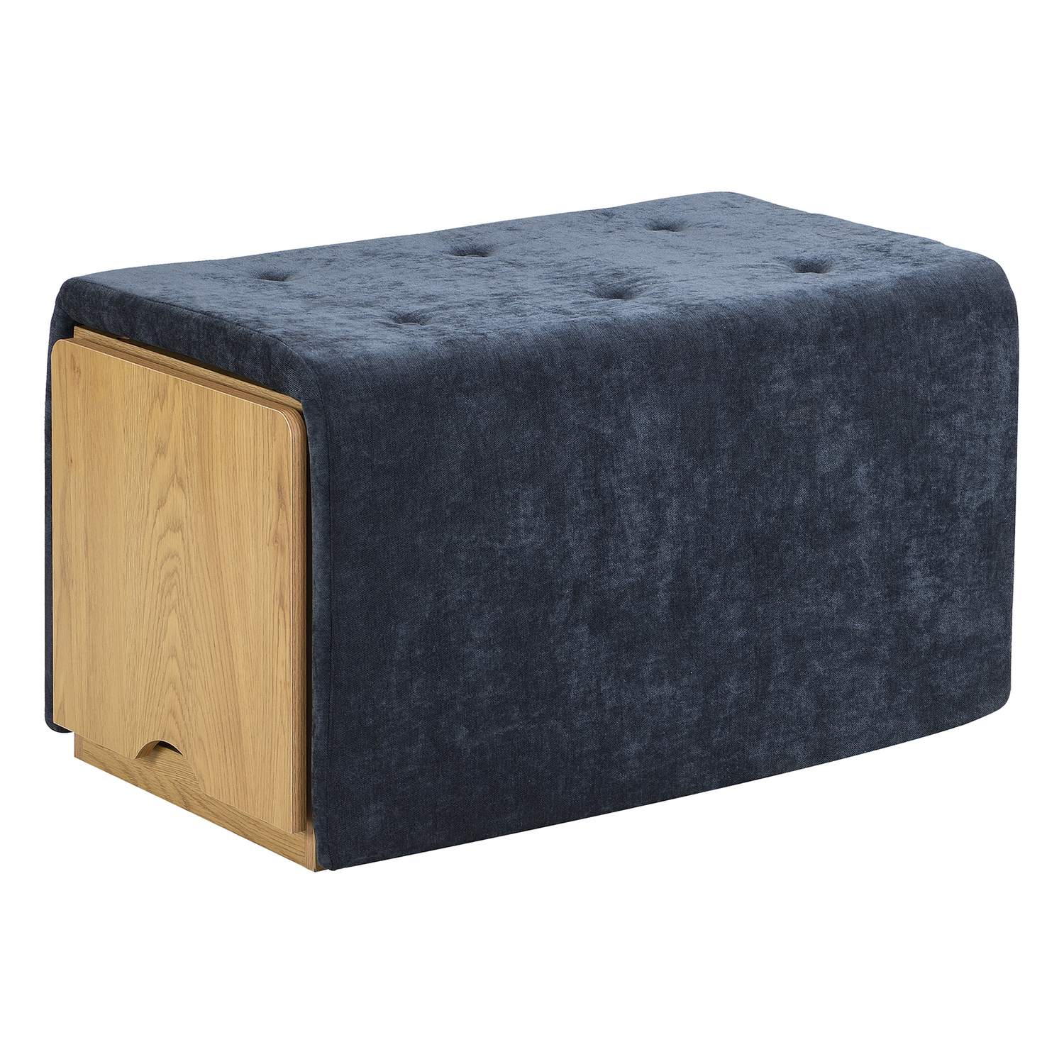 81cm Otway Chenille Storage Ottoman