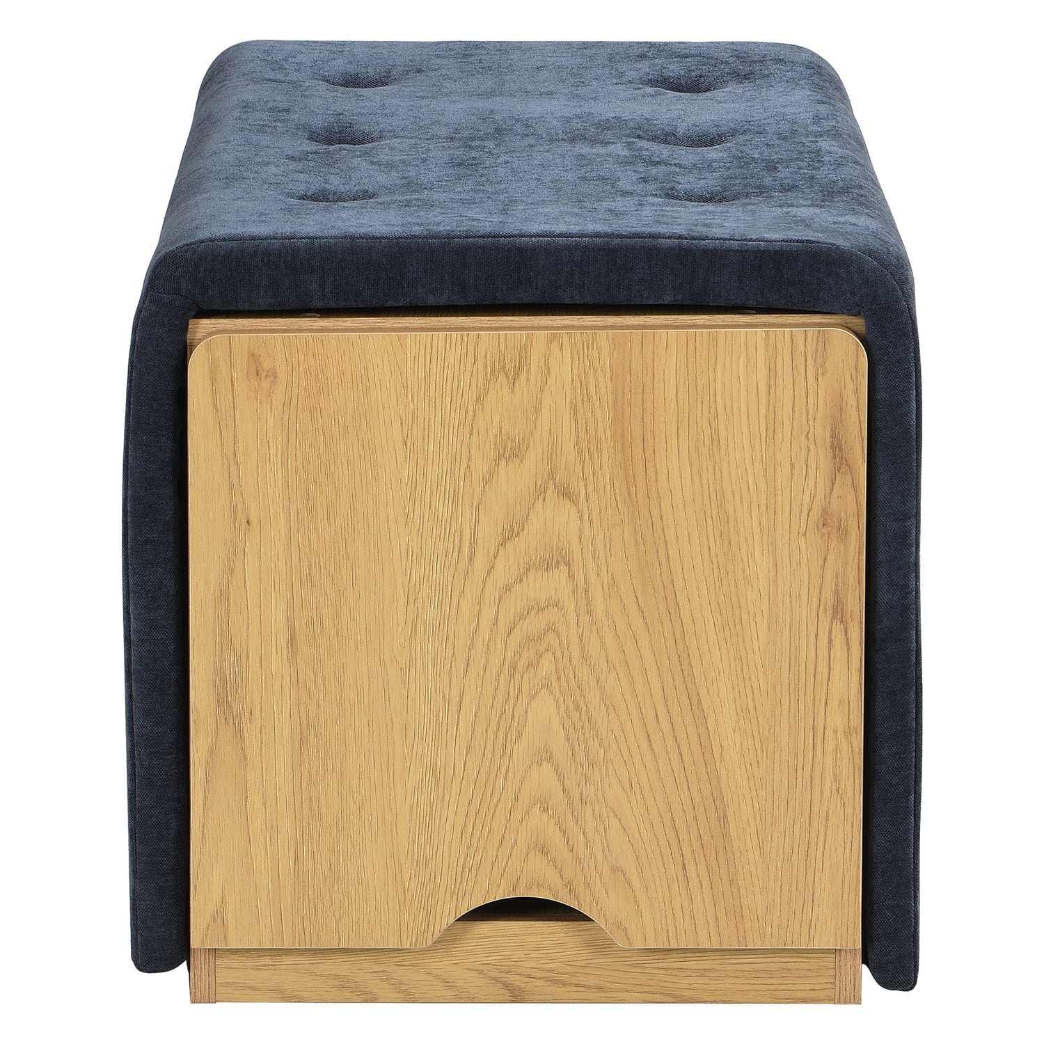 81cm Otway Chenille Storage Ottoman