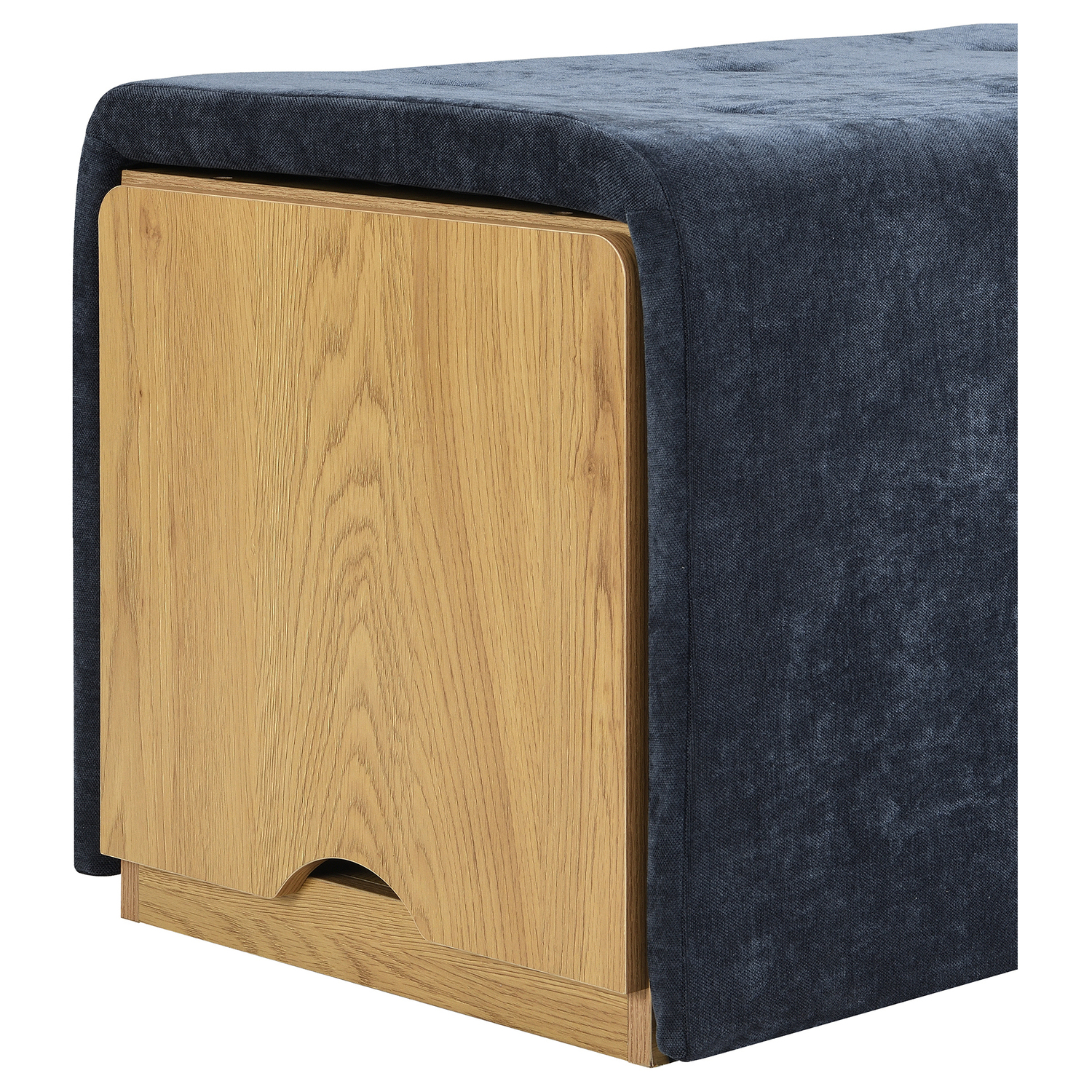 81cm Otway Chenille Storage Ottoman
