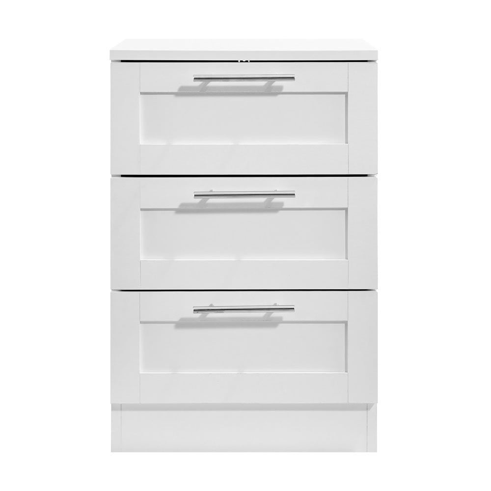 Morana 3 Drawer Bedside Table