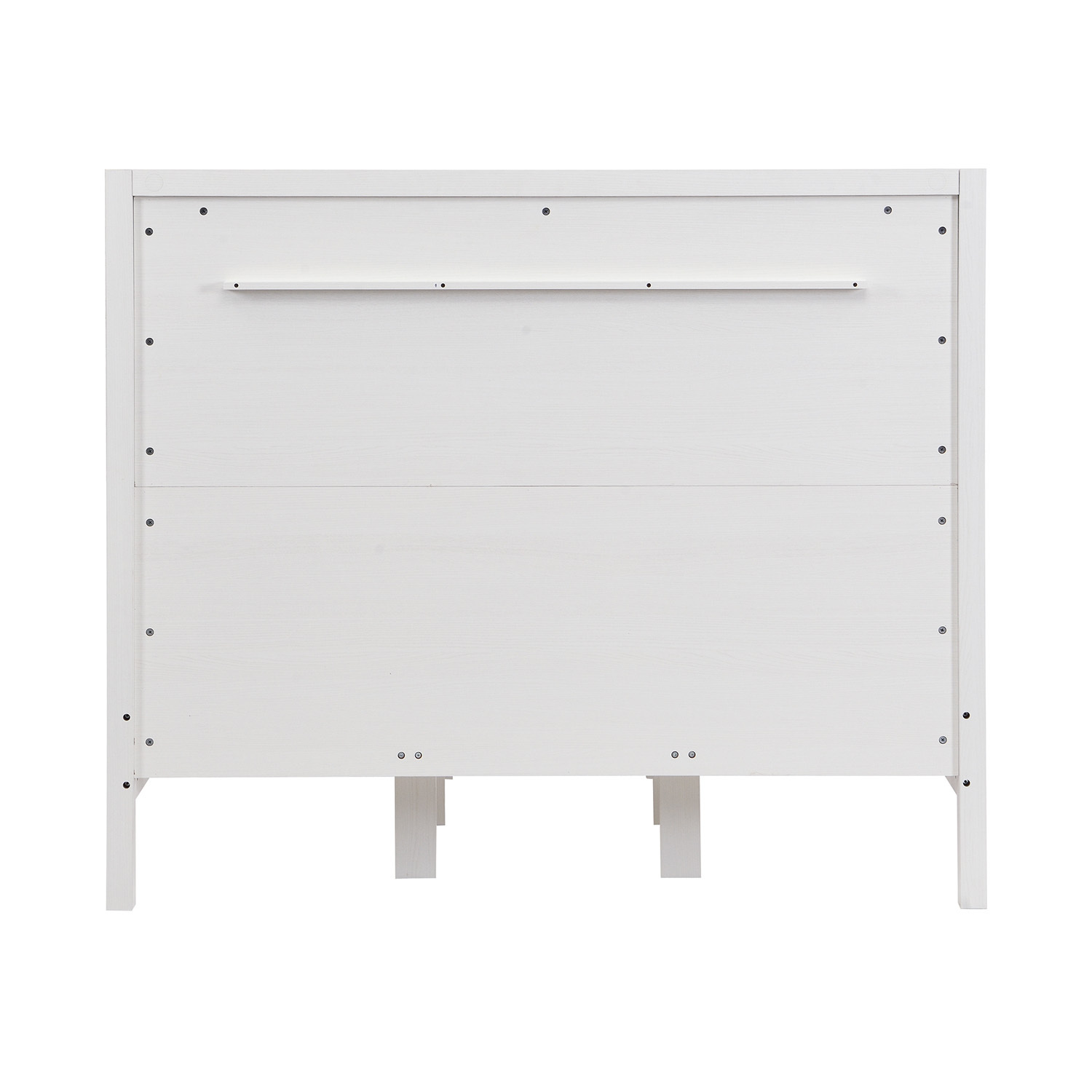 White Alyvia Queen Bed Frame
