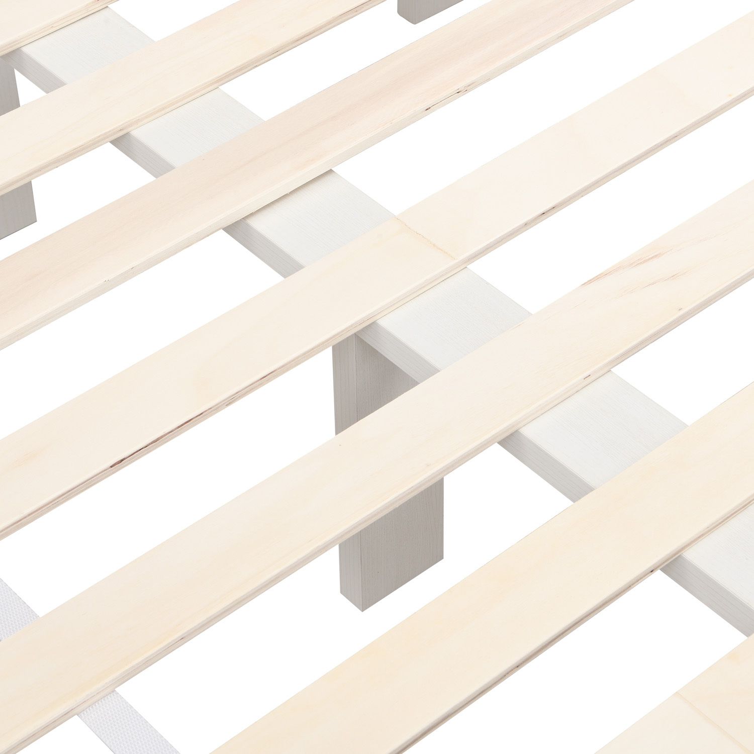 White Alyvia Queen Bed Frame