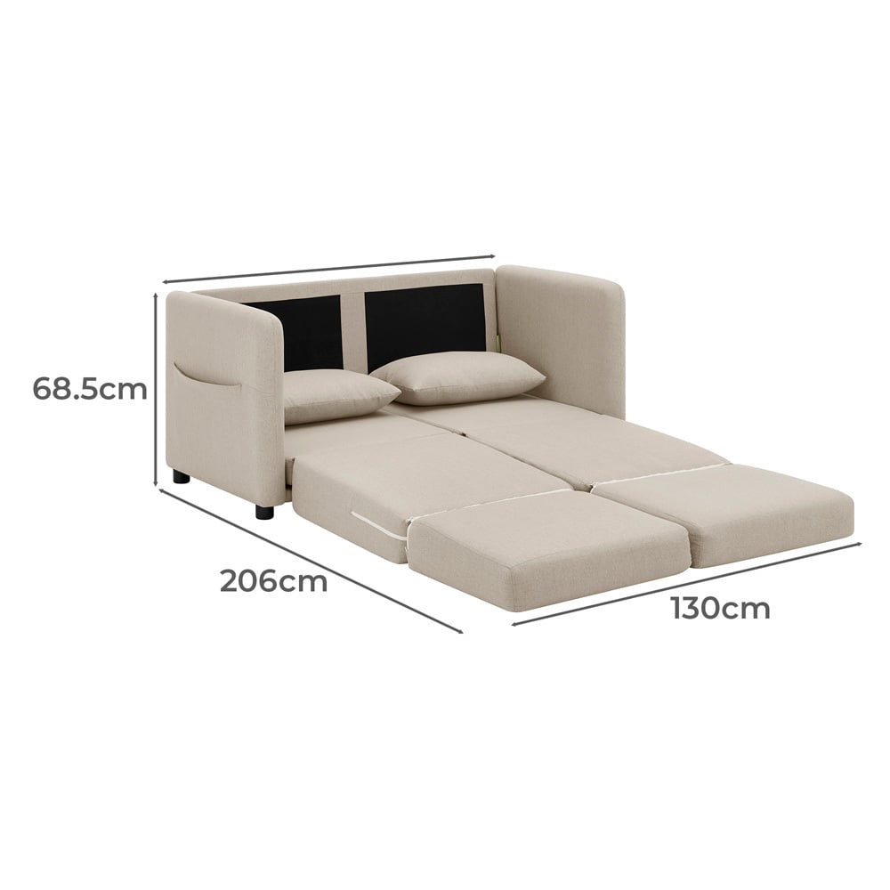 Kaia 2 Seater Double Sofa Bed