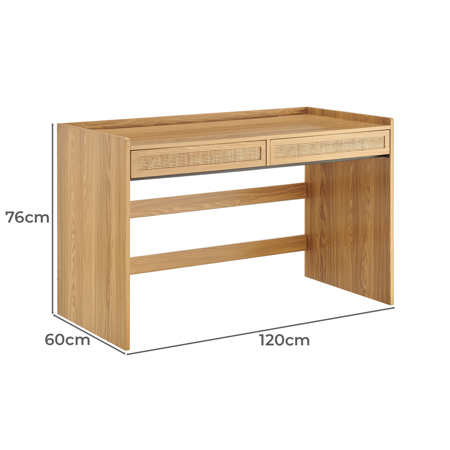 Abel 2 Drawer Study Desk