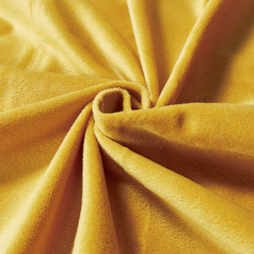 Gioia Casa Mustard Super Soft Corduroy Velvet Reversible Quilt Cover ...