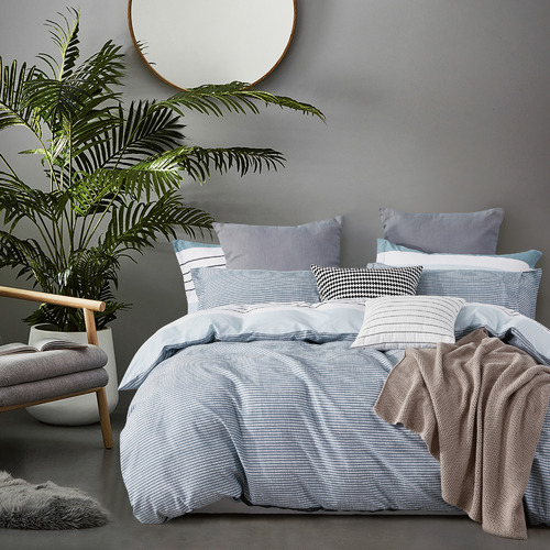 Nathan Cotton Reversible Quilt Cover Set