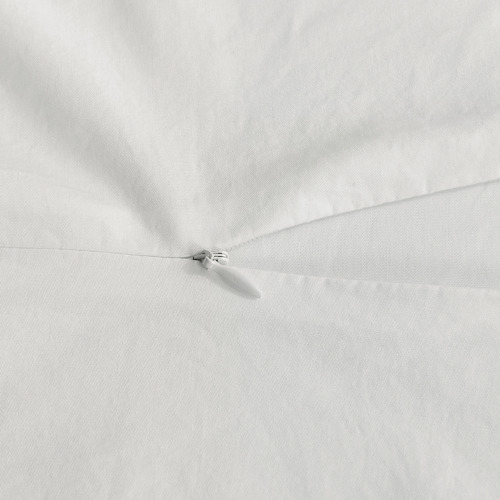 White Vintage Washed Cotton Quilt Cover Set