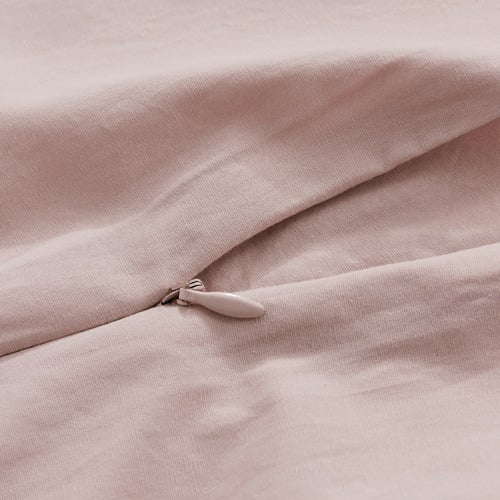 Pink Vintage Washed Cotton Quilt Cover Set