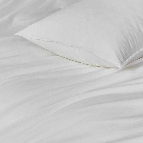 White Vintage Washed Cotton Quilt Cover Set