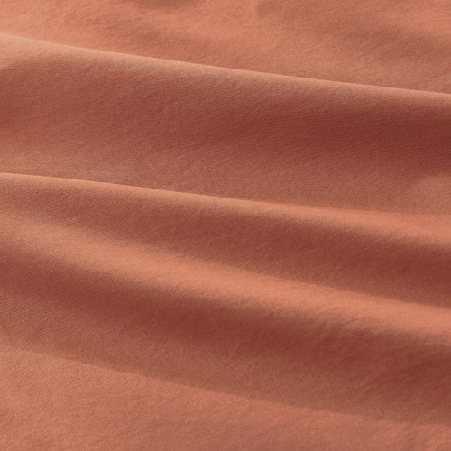 Brick Vintage Washed Cotton Quilt Cover Set
