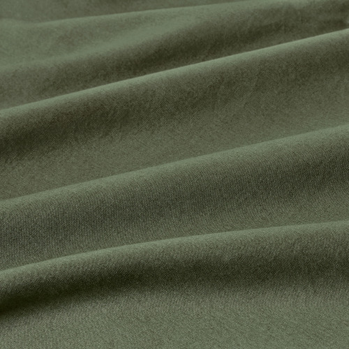 Khaki Green Vintage Washed Cotton Quilt Cover Set
