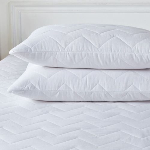 VioletteCasa Bree Waterproof Quilted Cotton Standard Pillow Protectors
