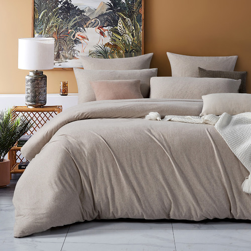 VioletteCasa Natural Wonder Jersey Cotton Quilt Cover Set Temple