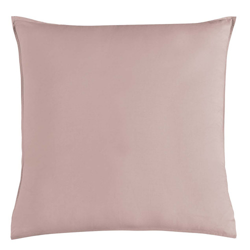 Pink Washed Cotton European Pillowcase